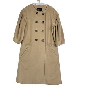 BCBG MaxAzria Women's Coat, size XS (fits 6/8), Camel color, 95% wool, 5% nylon